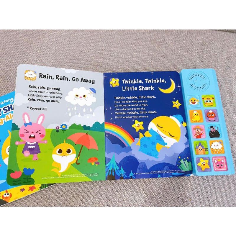 Sách Nhạc Baby Shark Pinkfong - Chính hãng - Sách âm thanh cho bé từ 0-7 tuổi