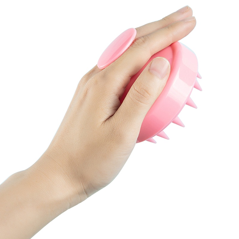 Bàn Chải Silicone Mini Mát Xa Da Đầu Khi Tắm Tiện Dụng
