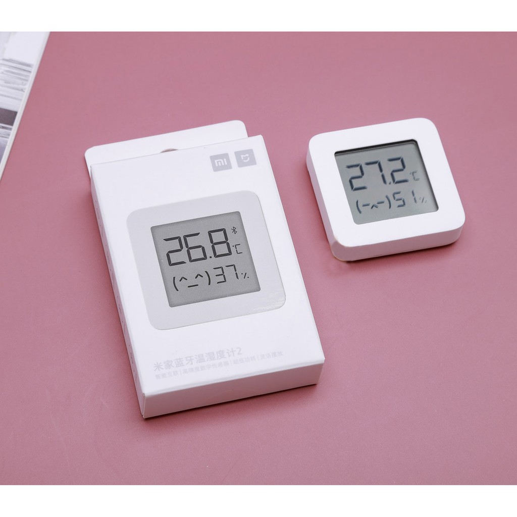 Nhiệt ẩm kế Xiaomi Mijia Gen 2 kết nối app MiHome, đo nhiệt độ và độ ẩm cực chính xác