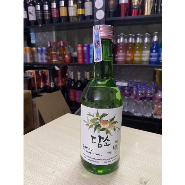 Soju Hàn Quốc Damso 360ml-Vị Quýt