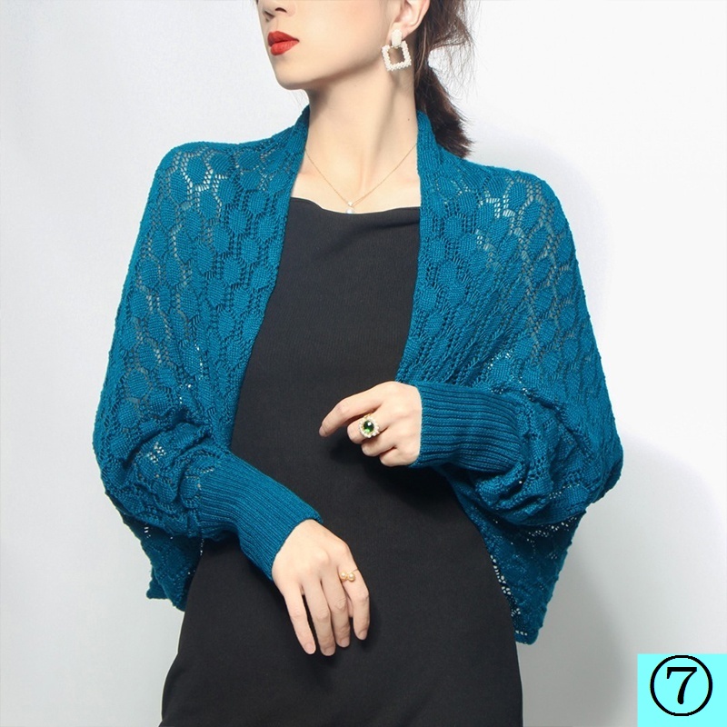 Áo Choàng Chống Nắng Tay Dài Dáng Rộng Thiết Kế Khoét Rỗng Phong Cách Sườn Xám Thời Trang Mùa Hè Cho Nữ