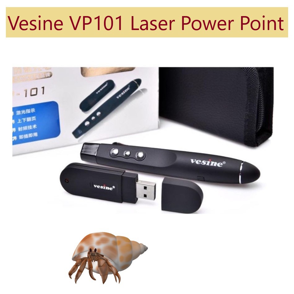 Bút trình chiếu slide Versine Laser VP101 hàng công ty có tem bảo hành