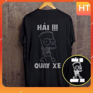 🎸 áo thun hải quay xe unisex phản quang chất cotton loại 1