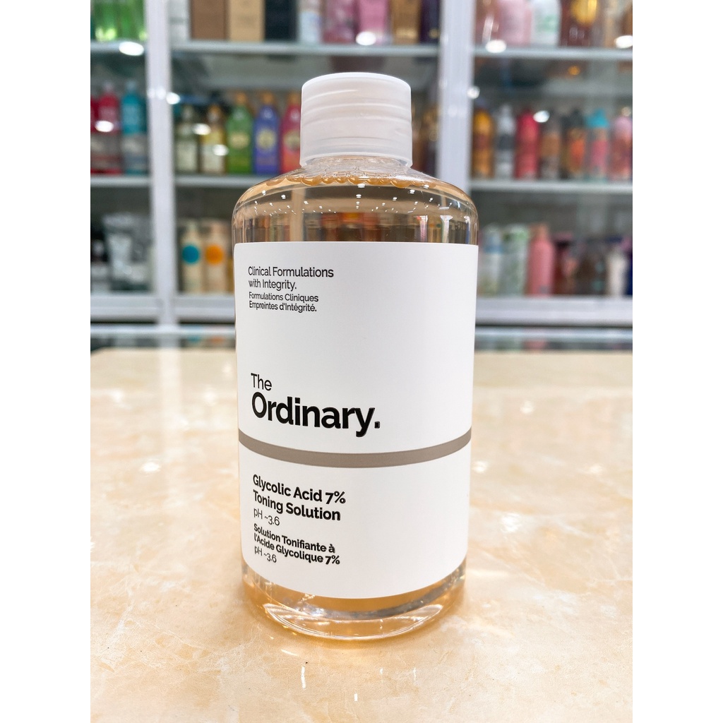 Nước Hoa Hồng The Ordinary Glycolic Acid 7% Toning Solution pH~3.6 Canada 240ml