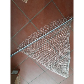 lưới vợt cá dù các bon trắng sợi đôi
