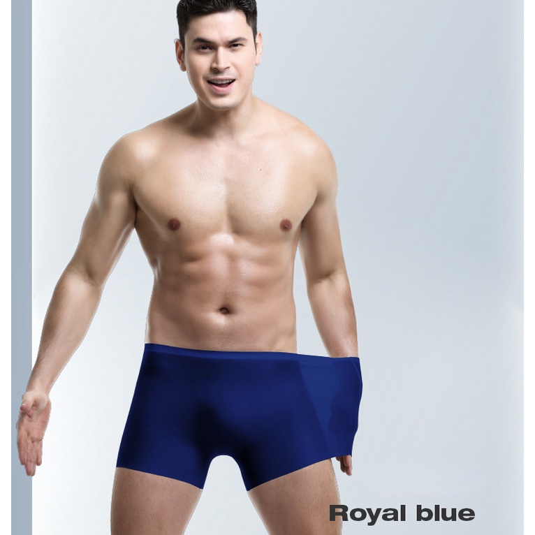 Quần Lót Boxer Vải Lụa Lạnh Mềm Mại Thoáng Khí Họa Tiết 3D Thời Trang Mùa Hè Cho Nam 286