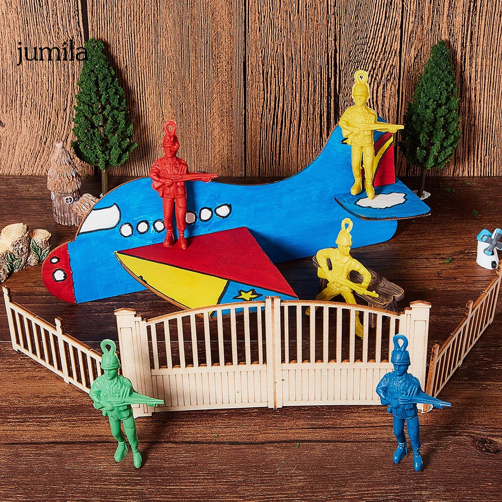 Set 10 mô hình lính nhảy dù mini cho bé