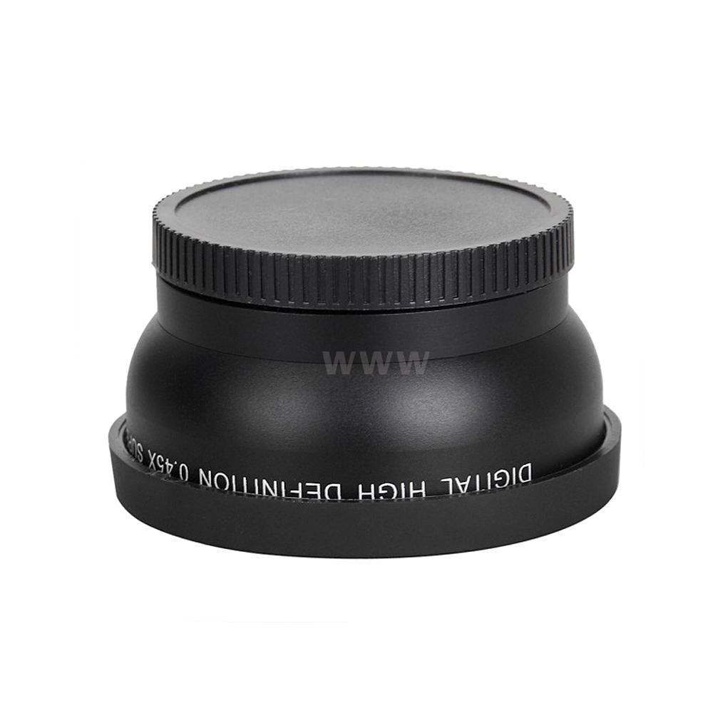 58MM 0.45x HD Wide Angle Lens with Macro Lens for Canon Nikon Sony Pentax 58MM Camera