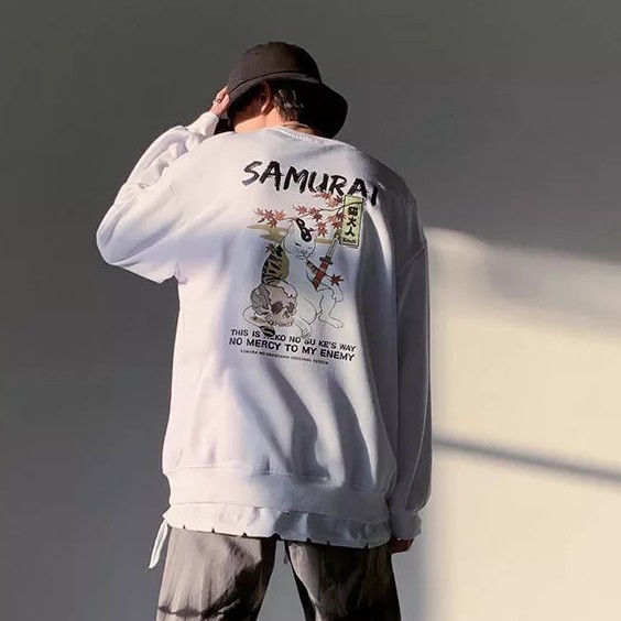 Áo nỉ nam dài tay Samurai Size M - XXL | BigBuy360 - bigbuy360.vn