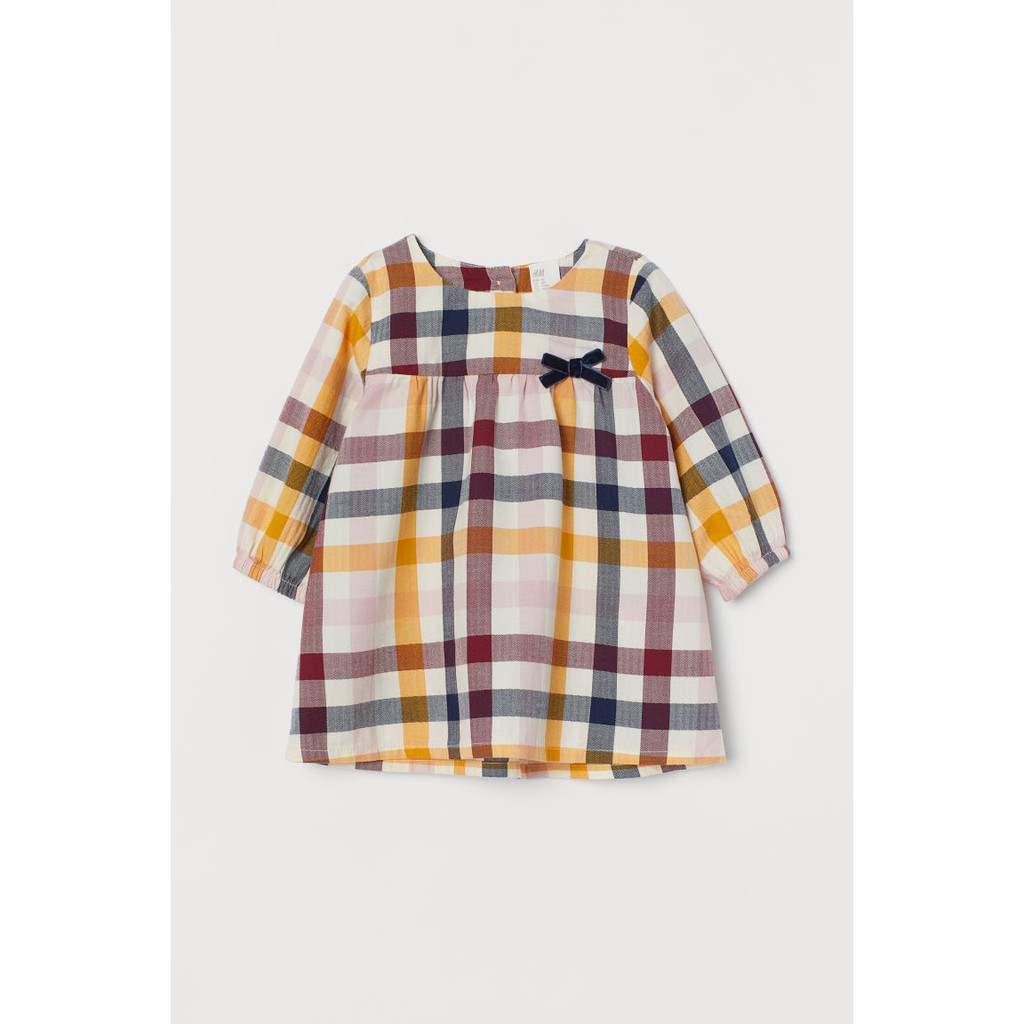 Váy caro vàng HM H&M _ hàng chính hãng Anh