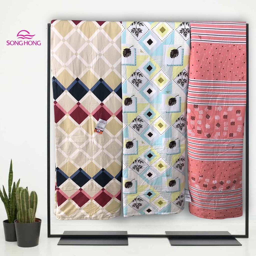 Chăn xuân thu Sông Hồng chất cotton 2m x 2,2