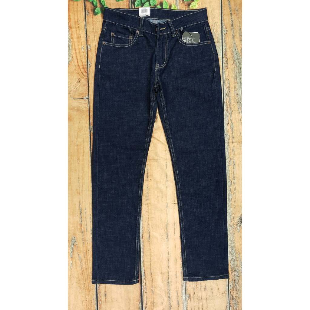 Quần Jean Nam Cao Cấp LV-511 Co Giãn Màu Xanh Than
