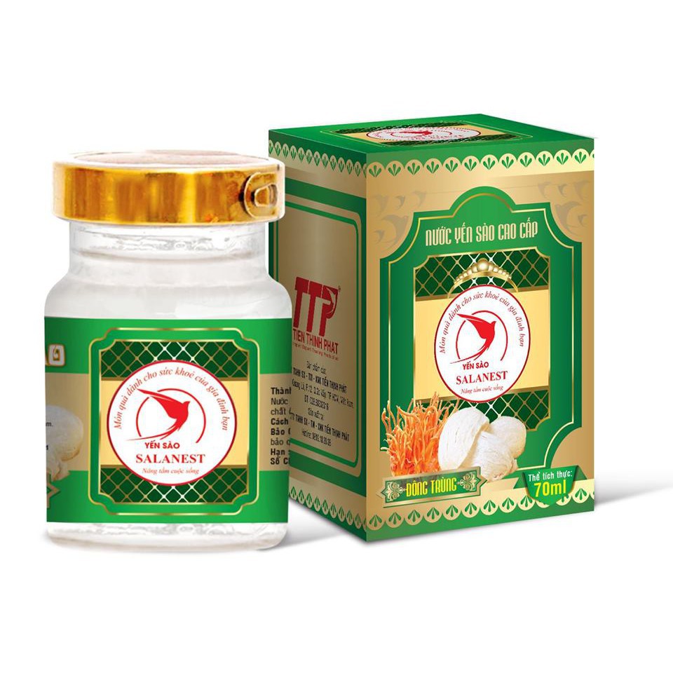 [Mã GROSALE2703 giảm 8% đơn 250K] Nước Yến Sào Salanest Chưng Đông Trùng Hạ Thảo 20% yến tươi - Hộp tiết kiệm | BigBuy360 - bigbuy360.vn