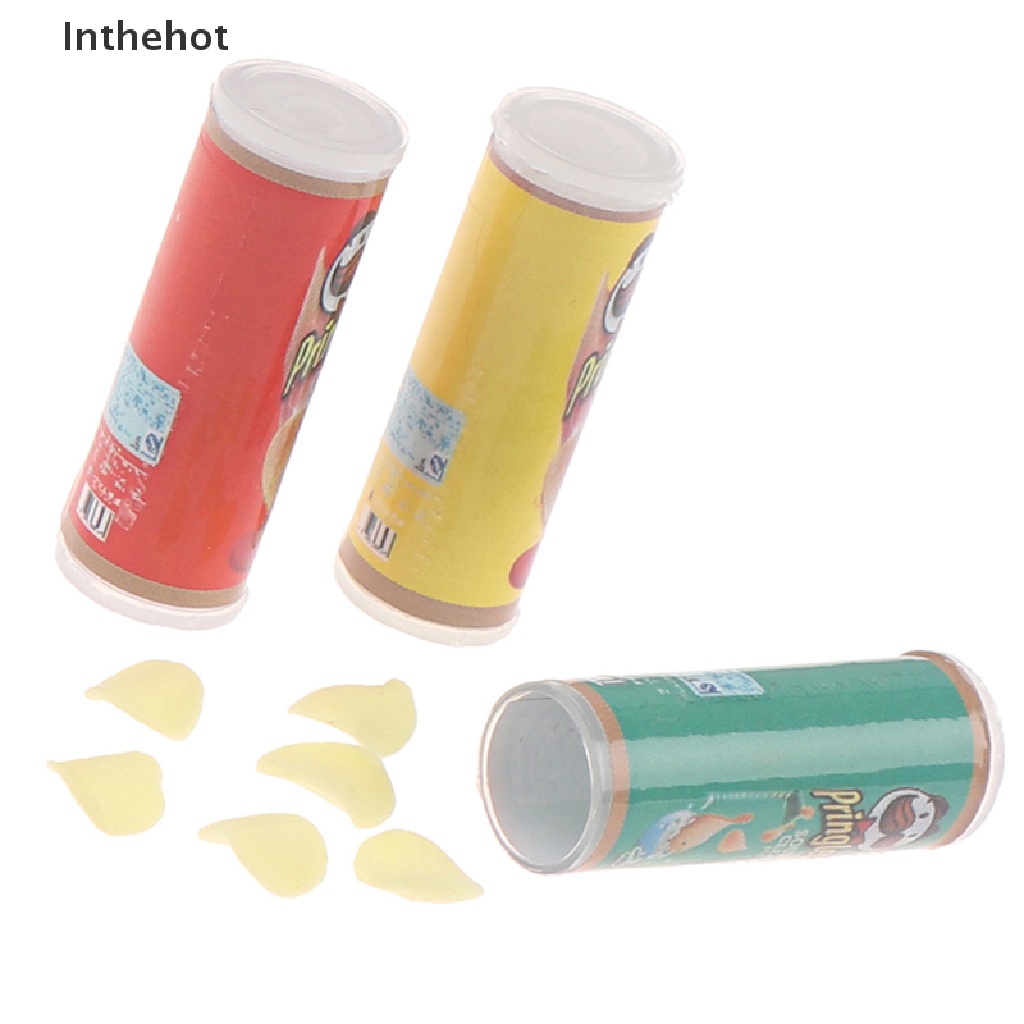Set 1 / 3 Mô Hình Lọ Khoai Tây Chiên Trang Trí Nhà Búp Bê