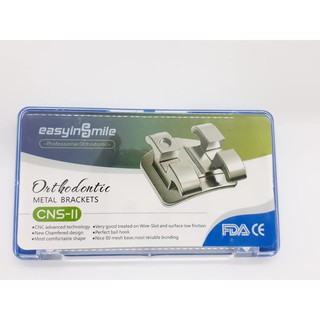 Mắc cài kim loại easyinsmile thế hệ mới, chính hãng mỹ, mắc cài niềng răng