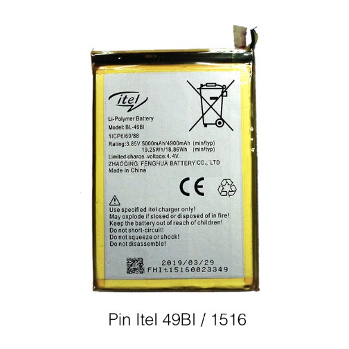 PIN ĐIỆN THOẠI ITEL P51 BL-50CI ZIN HÃNG