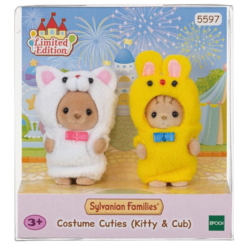 Đồ Chơi Sylvanian Families Bộ Đôi Hóa Trang Siêu Dễ Thương Costume Cuties Kitty &amp; Cub