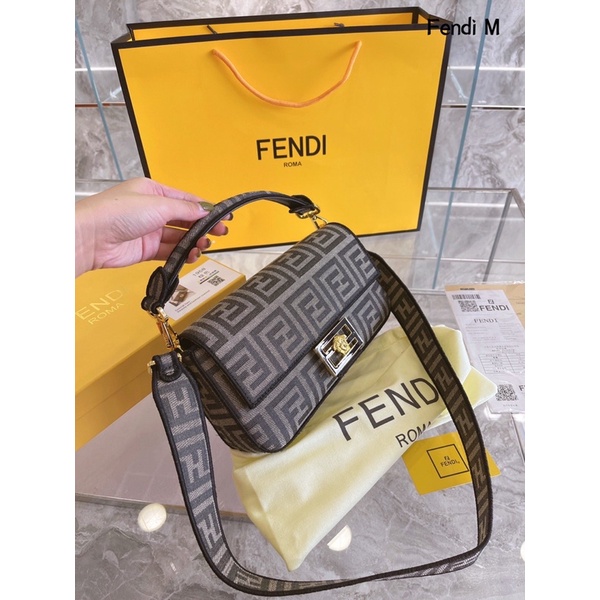 Túi đeo chéo/ kẹp nách nữ Fendi FD x Versace cao cấp
