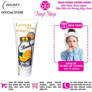 Gel tẩy tế bào chết chanh vàng làm trắng - cung cấp vitamin C Holikey Lemon White Peeling Gel 100ml
