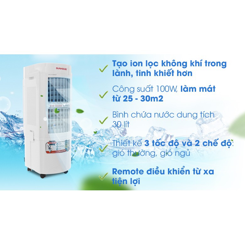 Quạt điều hòa Sunhouse SHD7723