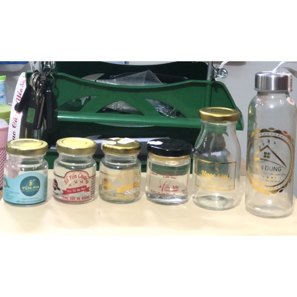 [Giá Rẻ] Hũ Thủy Tinh 30Ml/ 50Ml/ 70Ml/ 100Ml / 150Ml/ 180Ml/ 200Ml/ 220Ml/ 300Ml/ 500Ml Đựng Yến