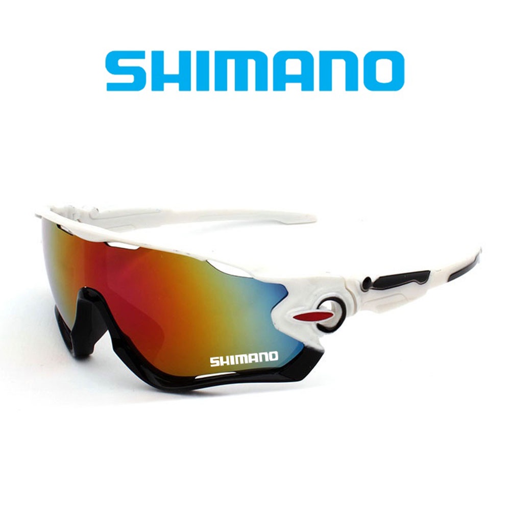 Mắt Kính Thể Thao Shimano Chống Bức Xạ Gắn Xe Đạp Leo Núi 7 Mẫu