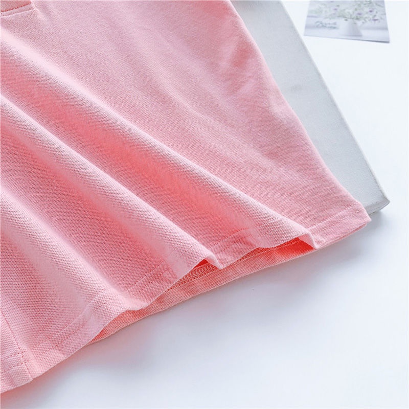 Áo polo 100% Cotton Tay Ngắn Thời Trang Dành Cho Bé Gái