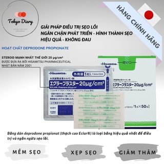 Miếng dán ép sẹo lồi Nhật (ECLAR PLASTER)