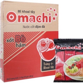 Mì Omachi sườn hầm ngũ quả ,xốt bò hầm