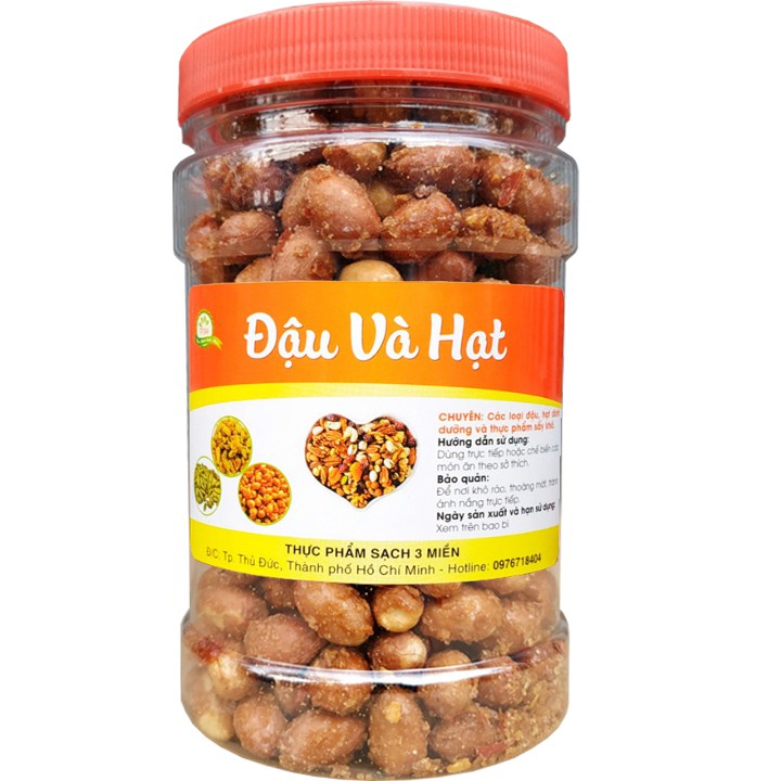 Combo 5 Hũ: ĐIỀU RANG TỎI ỚT 200G - ĐẬU PHỘNG TỎI ỚT 200G - ĐẬU CỐT DỪA 200G- ĐẬU HÀ LAN 200G - KHÔ GÀ 100G