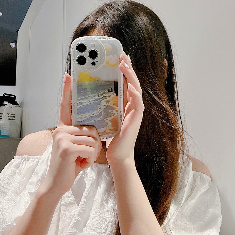 Xiaomi Redmi 10C 10 10A 9T 9A 9C 9 Note 11 11s 10s 10 9 8 Pro Mi 12 11T Pro Poco F3 X3 NFC X3 Pro Phone Case Sunrise And Sunset Soft Clear Silicone Cover Protective Back Cover