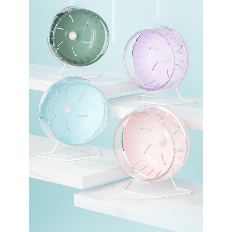 Wheel silent 12cm/ 14cm/ 17cm dành cho hamster bear/sóc/nhím/sóc bay/...