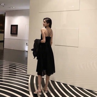 Váy 2 dây đan lưng