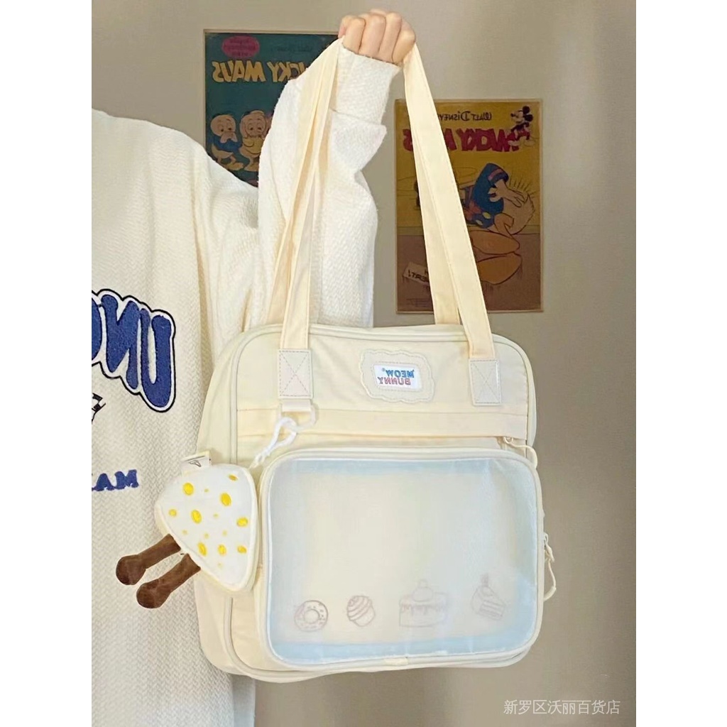 Túi Tote Đeo Vai Bằng Vải Canvas Sức Chứa Lớn Thời Trang Mùa Hè Cho Nữtúi xách nữ