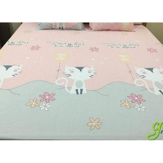 Ga  chống thấm GOODMAMA 100% vải cotton thoáng mát cho bé