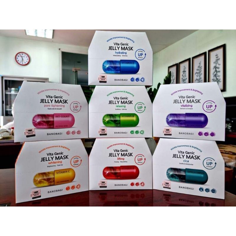 Mặt Nạ Vita Genic Banobagi - Mặt Nạ Jelly Mask Giấy viên th.u.ố.c Bổ Sung Vitamin 30ml