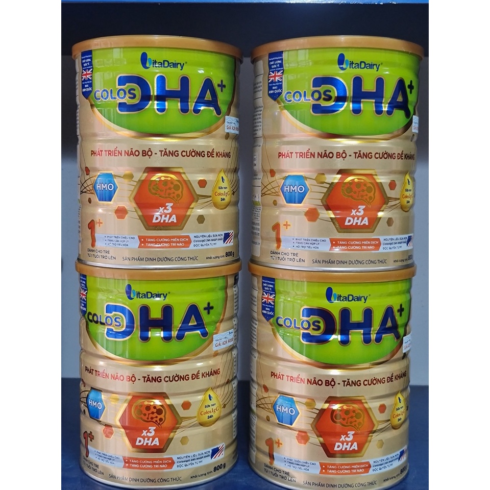 Sữa Bột Colos DHA 0+ 1+ 800gr
