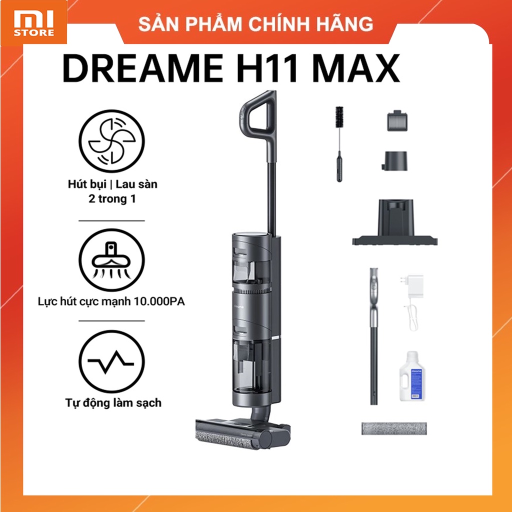 Máy hút bụi lau nhà khô và ướt Dreame H11 Max