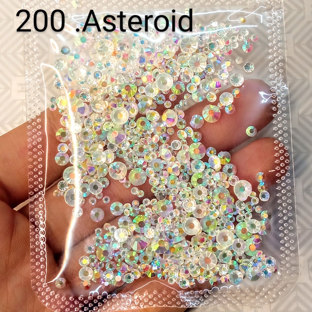 ĐÁ ĐÍNH NAIL -200 ASTEROID  - TÚI MIX SIZE