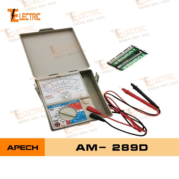 Apech AM - 289D Đồng Hồ Đo Điện Vạn Năng Hiển Thị Kim VOM Đo Điện Vạn Năng Apech AM - 289D