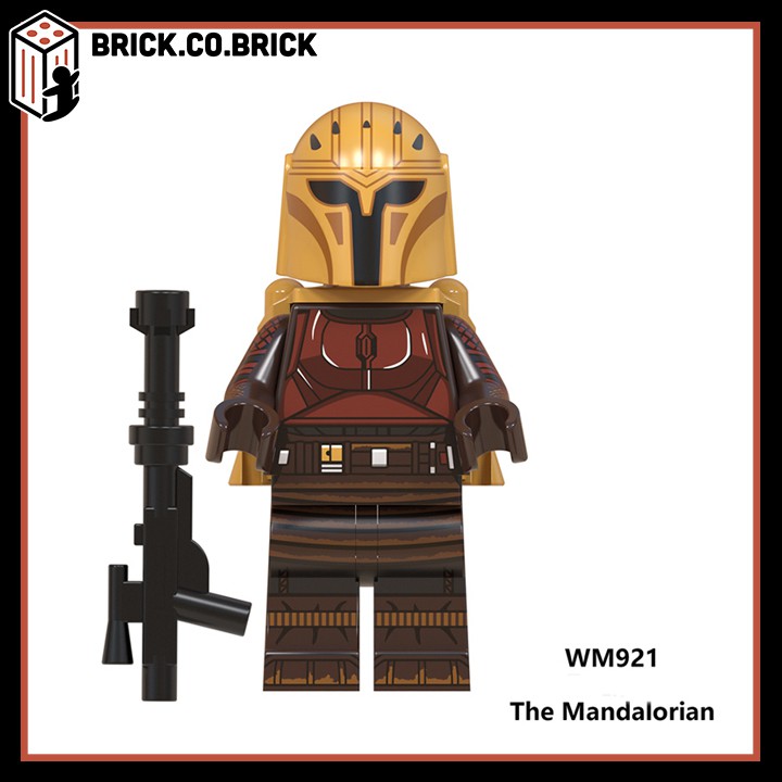 WM6085 (CÓ SẴN) - Đồ chơi lắp ráp minifigures và lego Star Wars Chiến tranh giữa các vì sao nhân vật Mandalorian.