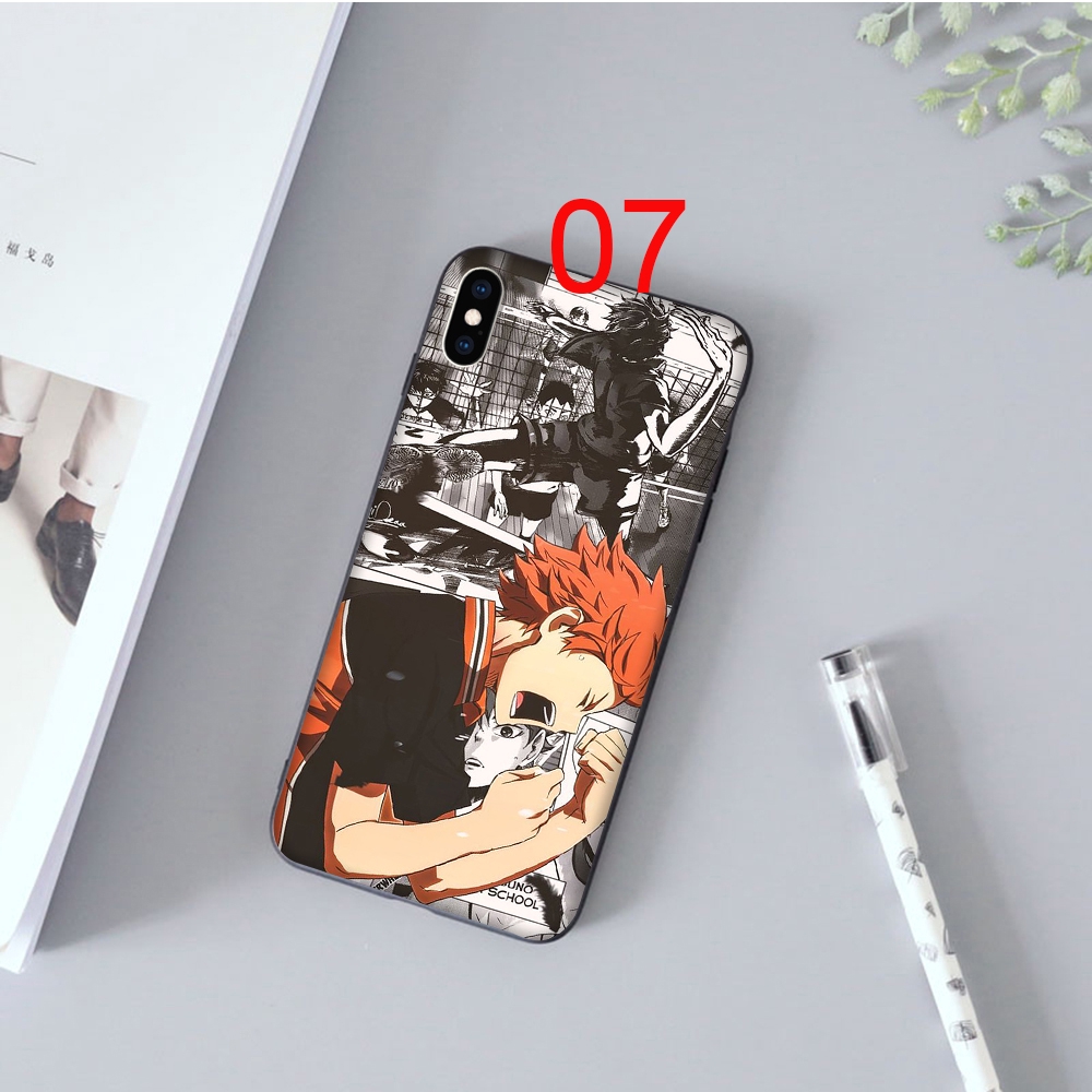 Ốp điện thoại mềm họa tiết haikyuu dành cho iPhone 5 5s 6 6s Plus 7 8 SE