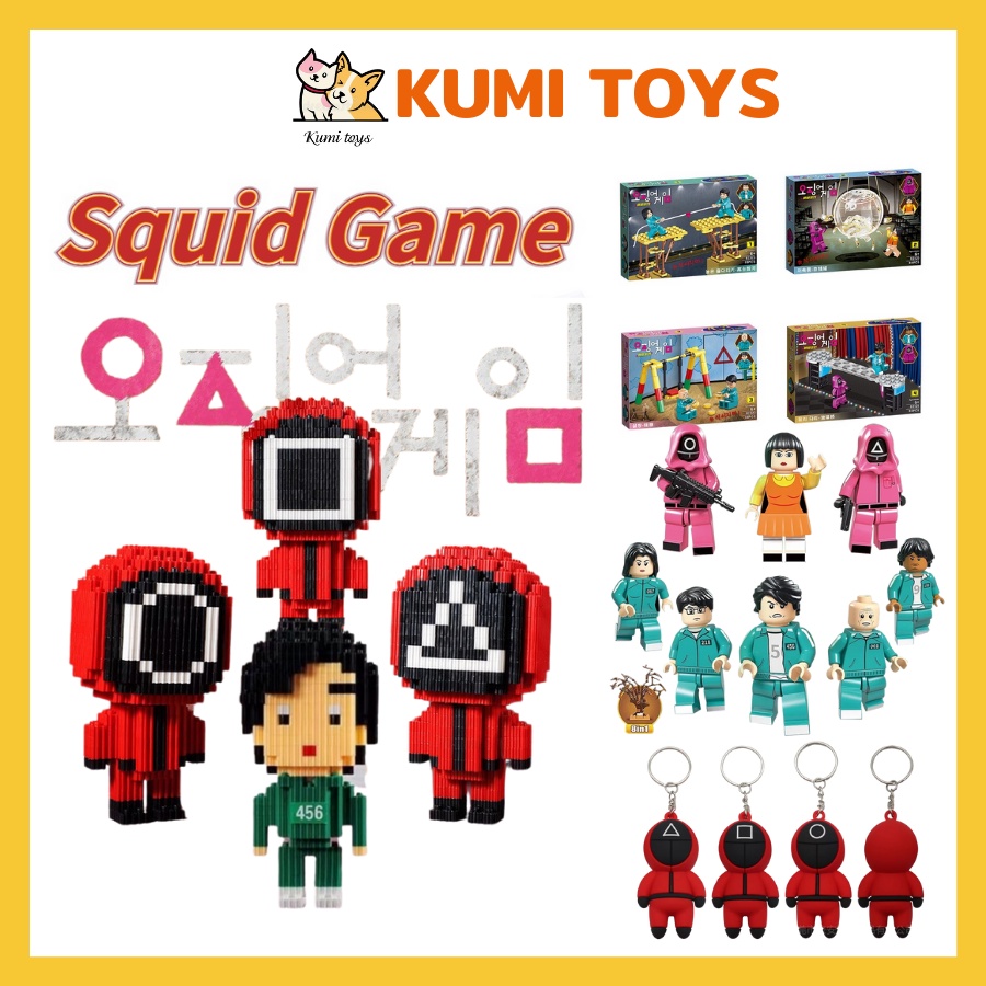 Đồ chơi squid game – trò chơi con mực, đồ chơi cho bé các mẫu Kumi toysét