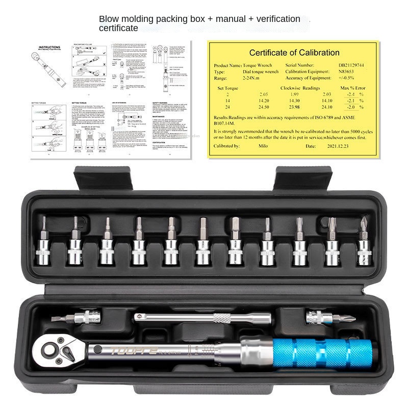 Cờ Lê Mô Men Xoắn 1/4 Xiaofei 2-24NM Cho Xe Đạp