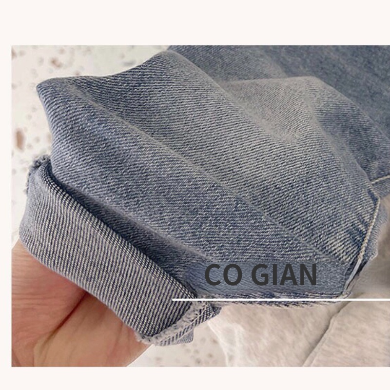 Quần Jean dễ thương cho bé trai,Quần Jean Dài Vải Cotton Co Giãn Tốt In Hình Vịt Donald Thời Trang Cho Bé Trai