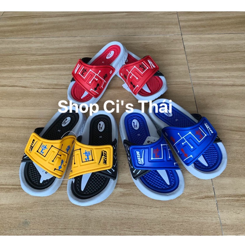 Dép Thái Lan quai ngang Kito YC3905, mẫu dép cho bé trai size từ 29-34 - Dép Thái NK 100%