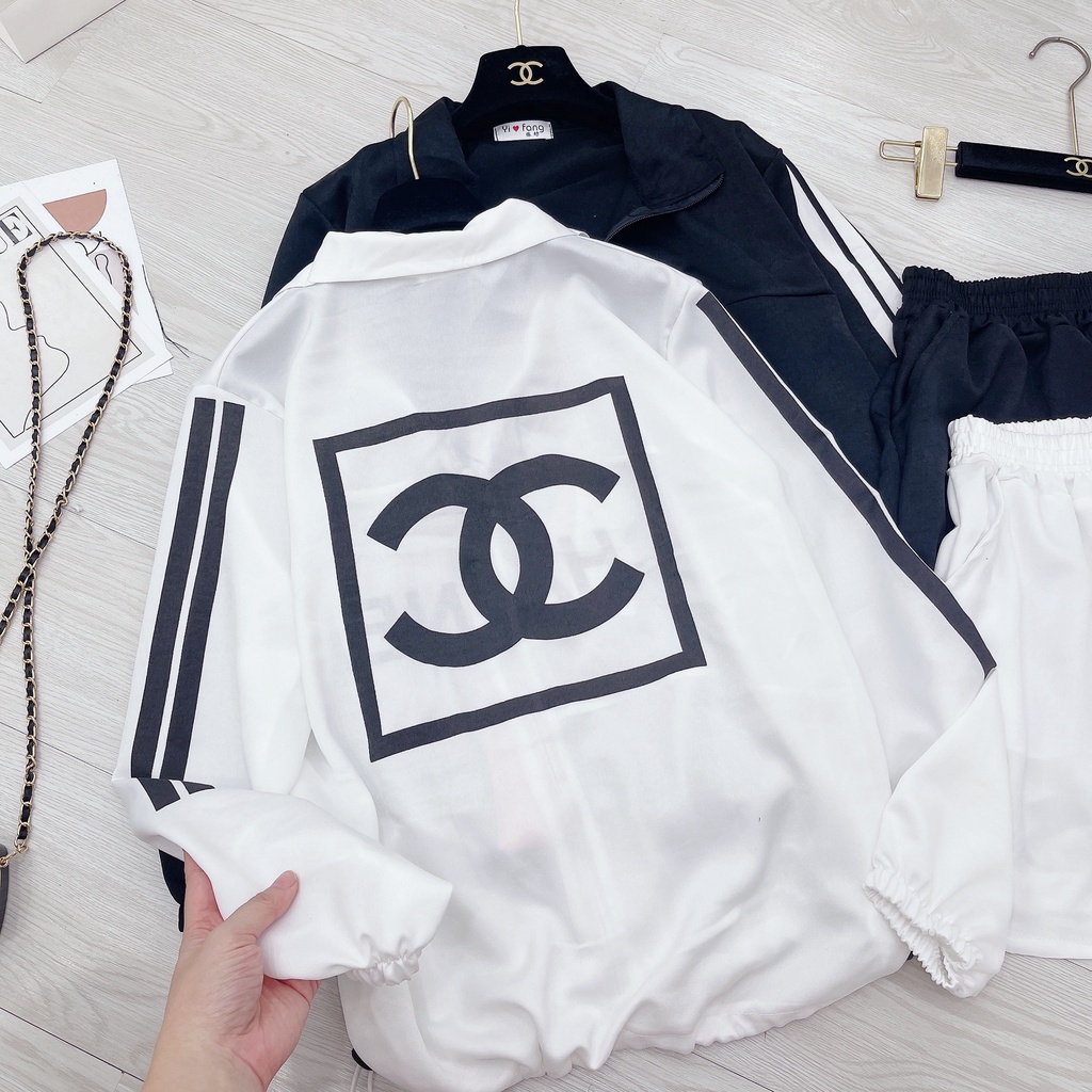 Set bộ lụa thể thao túi bụng quần short NN239