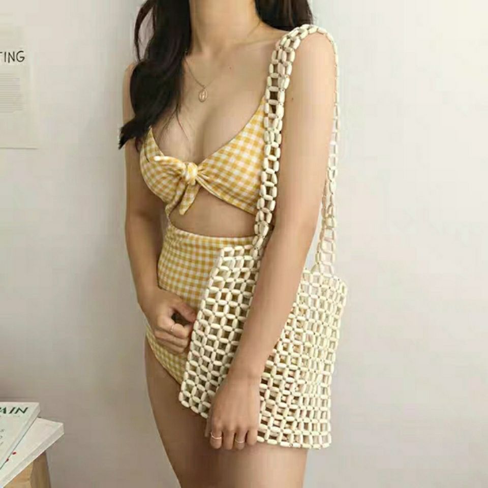 Đồ Bơi Một Mảnh Họa Tiết Ca Rô Quyến Rũ Dành Cho Nữ | BigBuy360 - bigbuy360.vn