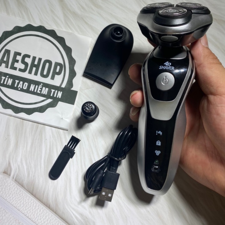Máy cạo râu đa năng SHAVER SK1588 , máy cạo râu 3 trong 1 với chệ độ cạo 3D thông minh chống nước cao cấp