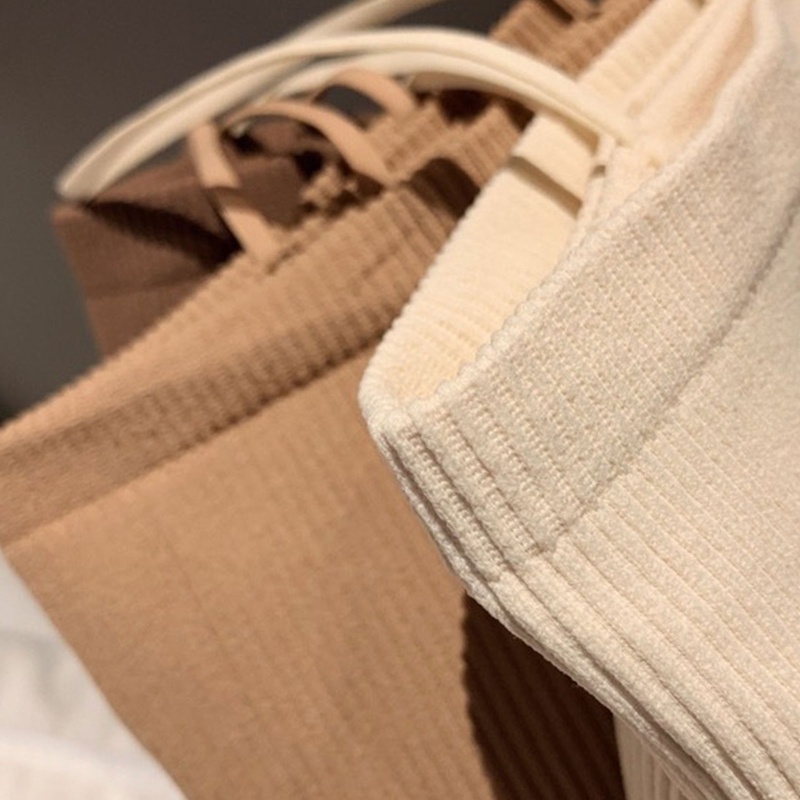 Brroa Áo Hai Dây Dệt Kim Màu Trơn Có Gân Và Kệ Áo Ngực Dành Cho Nữ